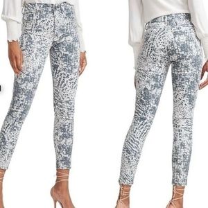 NWOT Express animal print skinny jeans